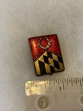 Authentic WWII US Army 110th Field Artillery Bn DI DUI Crest Insignia MEYER picture