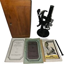 Antique Bausch & Lomb Optical Abbe Refractometer With Wooden Box  picture