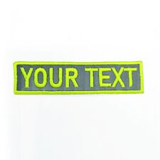 Reflective Name Patch | Custom Reflective Patches |Personalised Embroidered Name picture