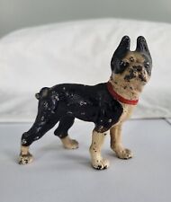 Vintage Boston Terrier with Red Collar Paperweight Cast Iron Hubley(?) picture