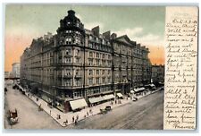 1905 Chicago Palmer House Exterior Building Horse Carriage Illinois IL Postcard picture