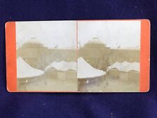 ANTIQUE 2 SIDED REAL PHOTO STEREOVIEW CARD SYRACUSE NEW YORK STATE FAIR picture