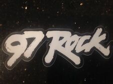 vintage 97 Rock bumper sticker reprints 101 klol k101 97rock Houston radio picture