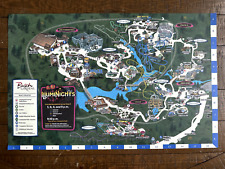 2011 Busch Gardens Williamsburg Theme Park Map / Poster 11x16 (Illuminights) picture