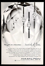 Hamilton Watch Original 1957 Vintage Print Ad picture