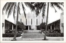 RPPC Waikiki Theater, Honolulu Hawaii - 1940s Photo Postcard - Demolished picture