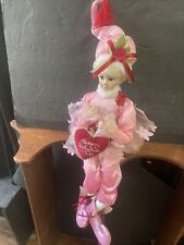 Cynthia Rowley Valentine’s Day Elf Doll Girl 24’’ Figure Fairy Pixie Shelfsitter picture