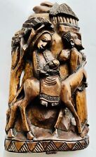 Vintage Holy Family Jesus Mary Joseph Wood Carved Statue Large 16” Beautiful picture