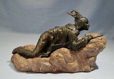 Carl Kauba Cold Painted Bronze Figure of an American Indian Scout with Rifle picture