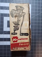 Vintage Keystone Food & Meat Chopper Hand Crank No. 1-0 picture