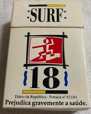 Vintage Surf 18 Filter Cigarette Cigarettes Cigarette Paper Box Empty Cigarette picture