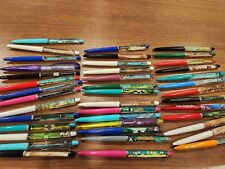 large lot vintage floaty pens made in denmark canada usa picture