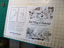 Vintage High Grade brochure: THE VILLAGE OF LINDERHOF 1975 glen NH picture