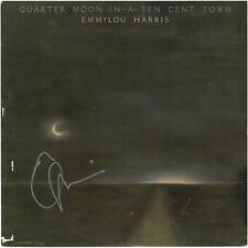 Emmylou Harris Autographed Quarter Moon in a Ten Cent Town picture