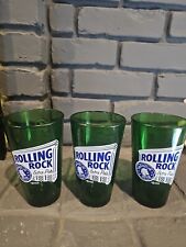 vintage beer glasses set Rolling Rock 1990s  picture
