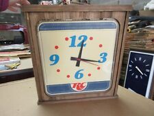 Vintage RC Cola Hanging Wall Clock Sign Advertisement C28 picture