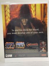 Castlevania: The Dracula X Chronicles PSP 2007 Vintage Game Poster Ad Art Print picture