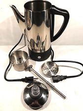 Elite Gourmet EC140 Electric 6-Cup Coffee Percolator With Detachable Cord Silver picture