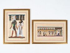 Genuine Hand Painted Egyptian Art Papyrus Signed by Artist S. Gharib FINE ART picture