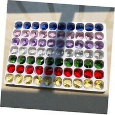 140pcs Multicolour 14mm Octagon Beads Crystal Prisms Chandelier Parts Decoration picture