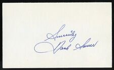 Hank Snow d1999 signed autograph 3x5 Cut American Country Music Guitarist Singer picture