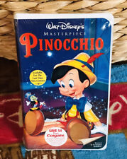 Disney Pinocchio Original SEALED NEW Vintage VHS VCR Tape Masterpiece Collection picture