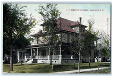 c1910 J.C. Basseti's Residence Aberdeen South Dakota SD Unposted Postcard picture