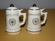 VINTAGE 1948 STATE UNIVERSITY COLLEGE BROCKPORT SUNY NY SALT & PEPPER SHAKERS picture