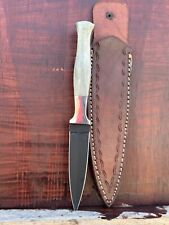 VINTAGE V42 WW2 Dagger Double Edge Combat Boot Knife Dirk Throwing WITH SHEATH picture