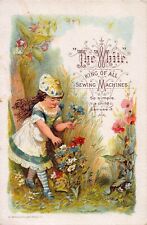 The White, King of All Sewing Machines, 19th Century Trade Card picture