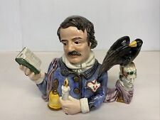 1995 Fitz and Floyd Edgar Allen Poe the Raven Teapot Gothic, 1005/3500 AA-314 picture