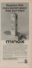 1966 Minox Ultra-Miniature Camera Size of Your Keys Most Wanted VINTAGE PRINT AD picture