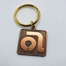 Vtg Architectural Area Lighting Copper Advertising Keychain - AAL Hubbell picture