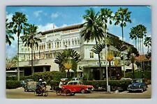Singapore, Raffles Hotel, Advertising, Antique Souvenir Vintage Postcard picture
