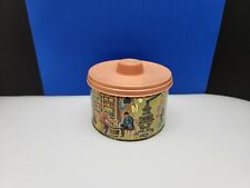 Vintage 1958 Mrs. Lelands Golden Butter Bits Tin Old Fashioned Store Peach Lid picture