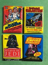 Vintage  Sci-Fi Star Wars/Galactica/Buck Rodgers wax packs - Sealed picture