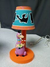 Vintage Flintstones Dino and Pebbles  Lamp Rare 1992 excellent condition w/box picture