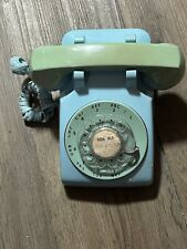 Vintage WESTERN ELECTRIC 500 TEAL / GREEN Rotary Desktop Telephone  NOT TESTED picture