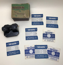 Vtg 1940's Sawyer's View-Master Viewer w/Box & Small Lot Reels AS-IS picture