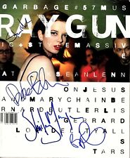 GARBAGE Band Shirley Manson +3 Signed Autographed RAY GUN Magazine JSA #DD63055 picture