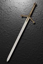 Handmade J2 steel Scottish Claymore Black Medieval Swords with Leather cover picture