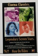Cinema Classics Legendary Screen Stars Movie Poster Postcard G19 picture