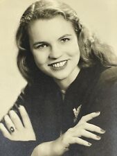 HF Photograph Pretty Lovely Woman Beautiful Studio Photo 1940's picture