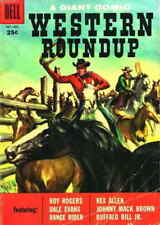 Western Roundup #20 FN; Dell | October 1957 Roy Rogers - we combine shipping picture