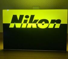 Nikon illuminated signboard sign store display original 100V F/S picture