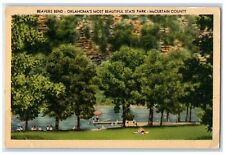 1954 Beavers Bend Oklahoma's Beautiful State Park McCurtain County OK Postcard picture
