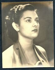 WONDERFUL & PRETTY CUBAN CRIOLLA (CREOLE) HAIRSTYLE CUBA 1940s ORIG Photo Y 186 picture