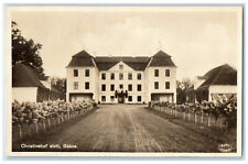 1952 Christinehof Castle Skane Scania County Sweden RPPC Photo Vintage Postcard picture