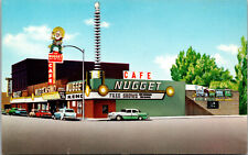 Vtg 1960s The Nugget Casino Carson City Nevada NV Chrome Postcard picture