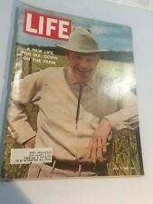 JULY 7 1961 LIFE MAGAZINE GENERAL PRESIDENT DWIGHT EISENHOWER IKE ON THE FARM picture